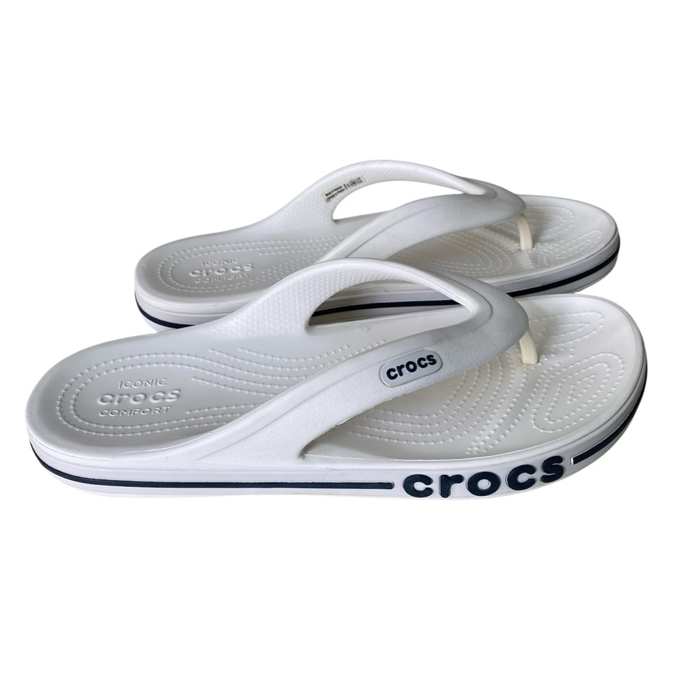 Women’s CROCS White Flip Flops